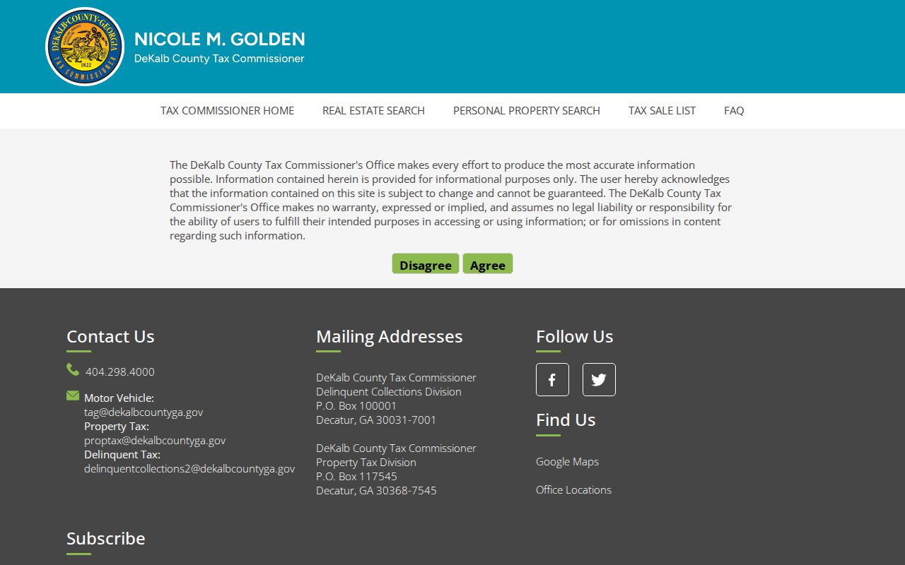 Dunwoody people search through the DeKalb property portal